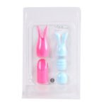 Quinn 5 Piece Silicone Attachments - Pink/blue - Image 2