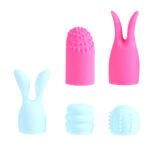 Quinn 5 Piece Silicone Attachments - Pink/blue - Image 4