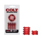Colt Enhancer Rings – Red, 2 and 4 Tiered Cock Rings - Image 3