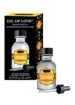 Kama Sutra Oil of Love Coconut Pineapple Water-Based Foreplay Oil – 0.75 fl oz