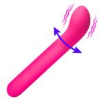 G-Spot Flexible Silicone Vibrator - Pink - Image 2