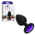 Booty Bling Purple Anal Plug – Small, Phthalate-Free Silicone - Image 4