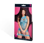 Raceback Mini Dress - One Size - Blue - Image 3