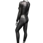 Radiance Crotchless Full Body Suit - One Size - Black - Image 6