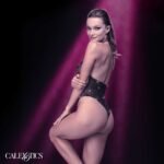 Radiance Deep v Body Suit - One Size - Black - Image 6