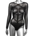Radiance Long Sleeve Body Suit - Queen - Black - Image 7