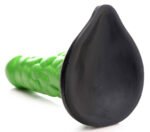 Radioactive Reptile Thick Scaly Silicone Dildo - Green - Image 6