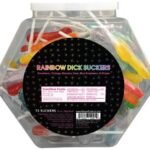 Rainbow Dick Suckers - 72 Pack