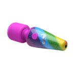Rainbow Mini Wand Rechargeable Vibrator – Multicolor - Image 4
