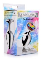 Rainbow Prism Gem Medium Anal Plug – Multicolor - Image 2