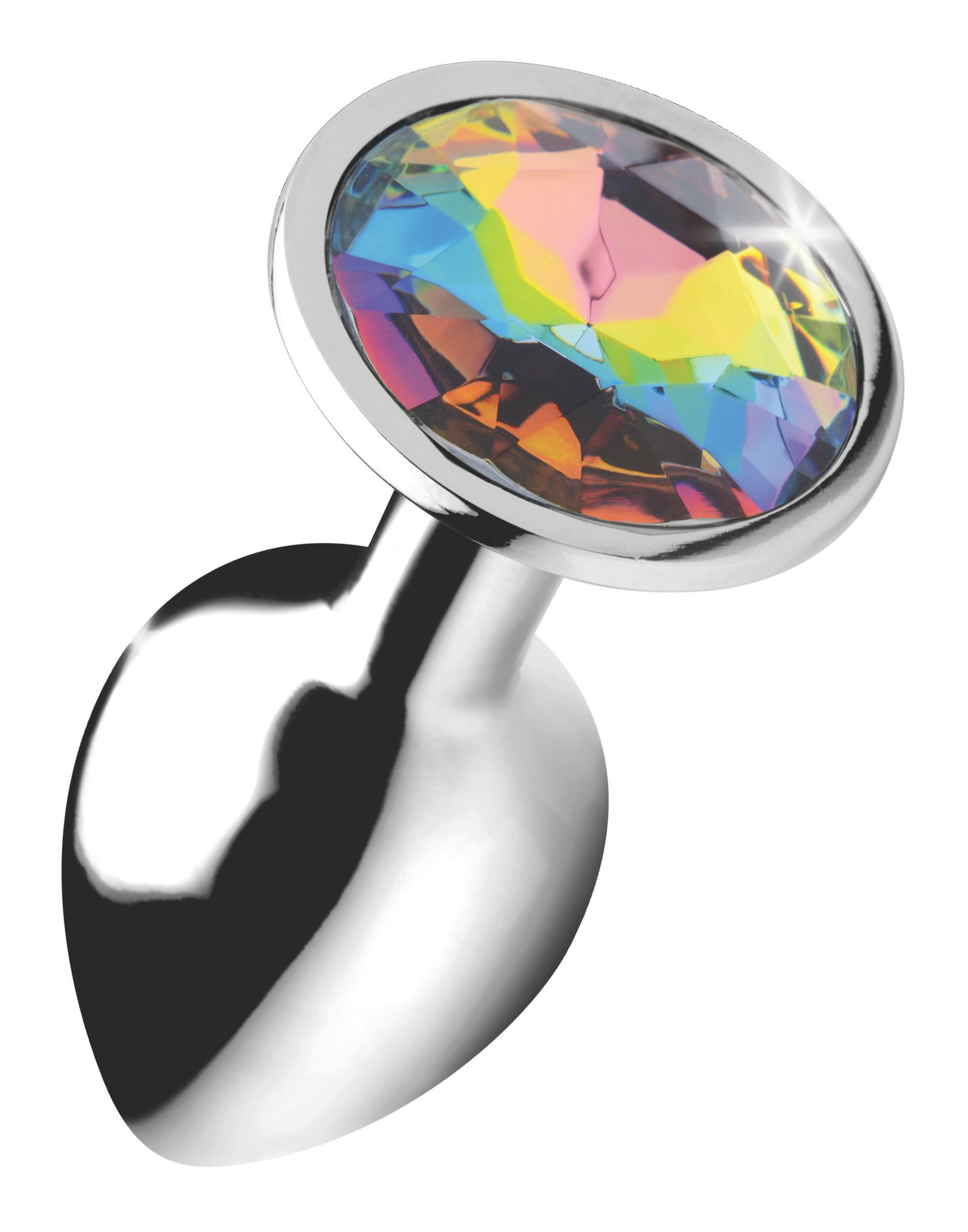 rainbow-prism-gem-anal-plug-small Rainbow Prism Gem Anal Plug - Small - Image 1