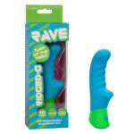 Rave Ridged-G Rechargeable Vibrating G-Spot Vibrator – Blue - Image 2