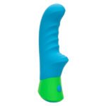 Rave Ridged-G Rechargeable Vibrating G-Spot Vibrator – Blue - Image 3