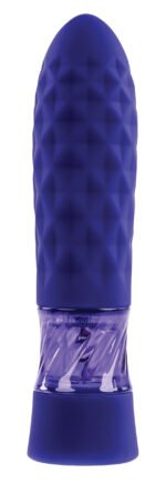 Raver Purple Rechargeable Vibrating Bullet with Light-Up Base - Image 3