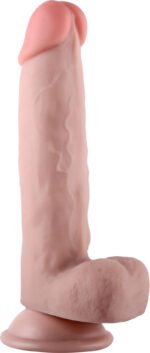 Real Skin 7.5" Dual Layer Dildo - Beige - Image 2