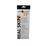 Real Skin 7.5" Dual Layer Dildo - Dark Brown - Image 3
