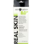 Real Skin 8" Dual Layer Dildo - Light Brown - Image 4