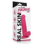 Real Skin Mr. Pink 7.5" Dual Layer Dildo - Image 4