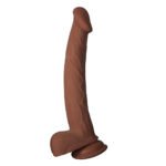 Realcocks Dual Layered 11" Bendable Dong – Brown - Image 2
