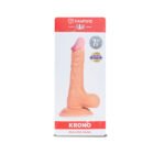Krono Realistic Dildo with Suction Cup – Beige - Image 2