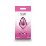 Rear Assets Medium Anal Plug – Pink - Image 2