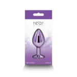 Rear Assets Medium Anal Plug – Purple - Image 2