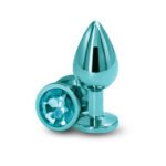 Rear Assets Medium Anal Plug – Teal - Image 4