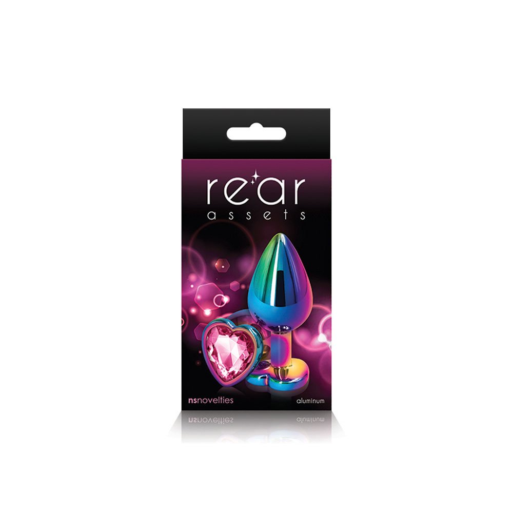 rear-assets-multicolor-heart-medium-pink Rear Assets - Multicolor Heart - Medium - Pink - Image 1