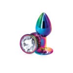 Rear Assets Multicolor Anal Plug – Small – Clear - Image 2