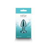 Rear Assets Petite Anal Plug – Teal - Image 2