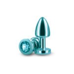 Rear Assets Petite Anal Plug – Teal - Image 4