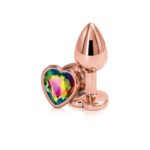 Rear Assets - Rose Gold Heart - Small - Rainbow - Image 2