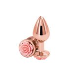 Rear Assets Rose Medium Anal Plug – Pink - Image 2