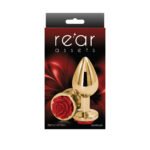 Rear Assets Rose Medium Anal Plug – Red - Image 2