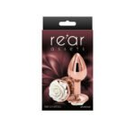 Rear Assets Rose Anal Plug Small White - Image 2
