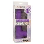 Rechargeable Gyrating and Thrusting Silicone Studs - Purple - Image 2