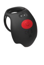 Red Dot Vibrating Cock Ring V3 With Remote - Black/red - Image 2