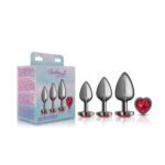 Red Heart Gem Anal Trainer Kit - Gunmetal - Image 4