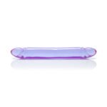Reflective Gel Smooth Double Dong - Purple - Image 3