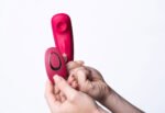 Remi 15-Function Rechargeable Remote Control Suction Panty Vibe - Red - Image 8