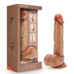 Renaissance - Raphael - 9.5 Inch Sliding Foreskin Dildo With Squeezable Balls - Tan - Image 8