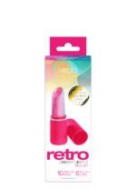 Retro Rechargeable Bullet Vibrator – Pink - Image 2