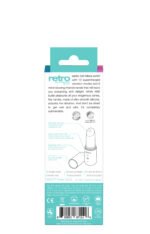 Retro Rechargeable Bullet Vibrator – Turquoise