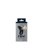 Rev Rechargeable Vibrating Cock Ring – Black - Image 2