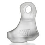 Hunkyjunk Revsling Clear Ice Vibrating Cock and Ball Sling – Clear - Image 2