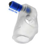 Hunkyjunk Revsling Clear Ice Vibrating Cock and Ball Sling – Clear - Image 4