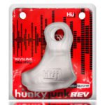 Hunkyjunk Revsling Clear Ice Vibrating Cock and Ball Sling – Clear - Image 6