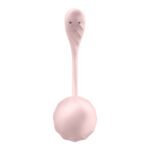 Satisfyer Ribbed Petal Connect App-Controlled Rechargeable Vibrator – Rose - Image 4