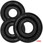 Rimringz Multi-Size 3-Pack Cock Ring – Black - Image 3