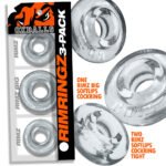 Rimringz Multi-Size 3-Pack Cock Ring – Clear - Image 2